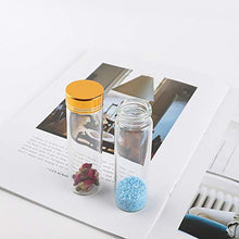 5PCS 50ml bottiglie decorative di vetro, mini bottiglie con coperchi