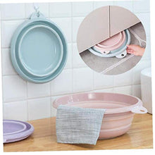 Bongles Cucina Multifunzionale Pieghevole Camping Lavatoio Lavatoio Silicone Lavabo Pieghevole Benna Accessori Bagno Colore Casuale