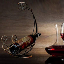Portabottiglie di vino retrò portabottiglie di vino portabottiglie champagne stand in vetro portabicchieri espositore appeso bicchieri Stemware Rack lei