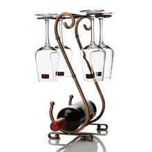 Portavini Moda Wine Rack vitivinicolo Europeo Creativo Rack Hanging Calice Rack Bottiglia di Vino Wine Rack Rack Wine Glass Rack Upside Down Home (Color : Photo Color)