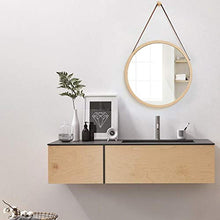LULUTING Specchio Trucco Parete Rotondo Nordic Specchio a Parete Bagno Specchio Specchio da Toilette Trucco dello Specchio Bagno Decorazione Specchio Appeso