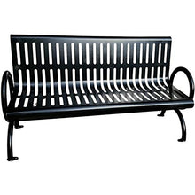 Panchine Da Esterno In Alluminio, Panchine Da Giardino In Ferro Antiruggine E Anticorrosione, Panchine Portico In Metallo Con Braccioli E Schienali, Poltroncine Da Esterno/Giardino