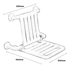 HYYDP Bagno Sgabello Sgabello Pieghevole Be Applicable Compatible for Doccia/Vasca Sgabello Be Applicable Compatible for Doccia fissato alla Parete Sgabello in Acciaio Inossidabile Be Applicable Com