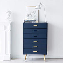 Tyueliang-Decoration Cassettiera 6 cassetti Night Stand Armadio Ufficio Vestiti Cosmetici Bagagli Petto organizzatore Legno comò con cassetti unità Camera Camera Petto per Camera da Letto Soggiorno