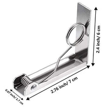 HCYY Clip per tovaglia Clip per tovaglia 8 Confezioni Clip per Tavolo da Picnic Morsetti per tovaglia in Acciaio Inossidabile Flessibile Morsetti per tovaglia per Picnic