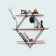 &ripiano di stoccaggio Mensola a parete Bookshelf Ferro Mensola vento decorazione del salone parete industriale - Nero Scaffale di finitura