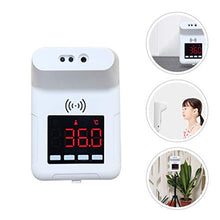 Hemoton Fissato Al Muro Della Fronte Termometro Senza Contatto Digitale Indicatore di Temperatura con Display Digitale LCD E Allarme Febbre Del Corpo per La Scuola E in Ufficio Senza