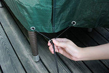Laxllent Set di Copertura per Mobili da Giardino,Copertura Protettiva per Giardino da Esterno Impermeabile,Set di divani,Verde (Dia 190 x 70cm)