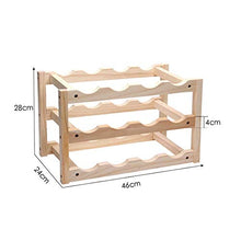 Elegante Semplicità Scaffale per Vino Portabottiglie Accessori per la Casa in Legno Massiccio Soggiorno Sala da Pranzo Portabottiglie, HJJ