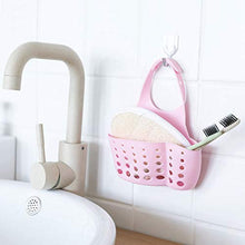 MAGT Cestello Portaoggetti da Cucina, Cestello Cucina Borsa da Cucina Regolabile in Spugna Borsa Portaoggetti Cestino Portaoggetti Bagno Portaoggetti(Verde)