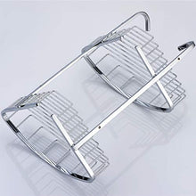 &ripiano di stoccaggio Bagno Mensola, acciaio inox cesto rack di stoccaggio Scaffale-2 strati Scaffale di finitura