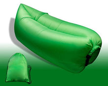 Sconosciuto Veloce Gonfiabile Sacco a Pelo per Campeggio, Spiaggia Hangout Lay Pigro Divano Verde