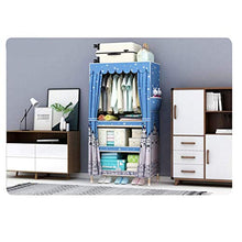 JFFFFWI Armadio Guardaroba in Legno Massiccio Semplice Armadio 60 * 45 * 170cm (Colore: C)