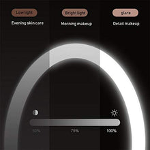 Specchio per Il Trucco con Luce, Touch Screen Dimming Cosmetico HD Dual Power Specchi da Tavolo con Luci A LED Illuminato Trucco