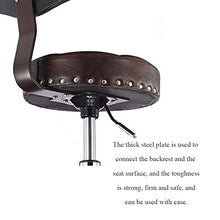 Poltrone Nubao Barber Chair Parrucchiere Sedia da Barbiere Sgabello di Sollevamento Retro presidenza Bellezza Sgabello, Blu (Color : Darkgreen)