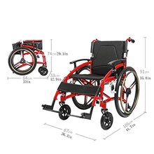 Sedia A Rotelle Sportiva, Sedia A Rotelle Semovente Pieghevole Gli Pneumatici da 24 Pollici Possono Essere Utilizzati su Una varietà di Strade, Carrello Sportivo Ergonomico Leggero A