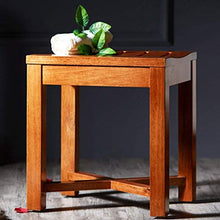 AYHa Bagno Sgabello bagno Sgabello in gomma Oak pediluvio Sgabello Banco anziana antiscivolo impermeabile doccia Sgabello
