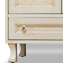 Shop Chic Arredo bagno base e lavabo 75cm in finitura avorio decapè