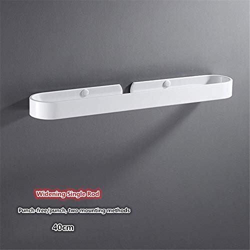 YXZQ Nordic Paint White Portasciugamani Spazio Alluminio Asta Singola Portasciugamani Portasciugamani a Parete Resistente alla corrosione Resistente alla corrosione per Bagno Cucina Balcone 30 cm