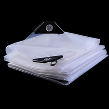 Tela da Vela Trasparente Piante Antipioggia Panno Capanno Balcone Impermeabile incatramata Auto Camion Tarp Visibile (Color : Clear, Size : 2X2m)
