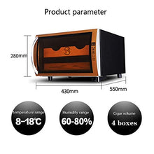 Portasigarettes-humidor sigaris-humidor sigari Europea moderna semplice cedro massello di legno termostatica / Idratante Cigar Cabinet Governo del vino, un pulsante di avvio, 360 ° circolazione Air Sy