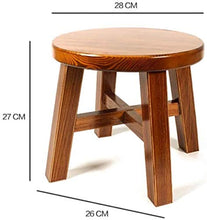 poggiapiedi Legno solido piccolo sgabello, casa moderno semplice di legno solido piccolo sgabello piccola rotonda Sgabello Cambio di scarpe da banco Bagno Sgabello casa piccola panca Sgabello basso ra
