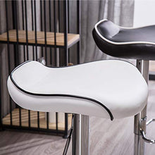 JXXDDQ Sedia Bar, Sgabello Alto, Sedia Elevabile A Casa, Sgabello Alto, Poltroncina Reception, Set di 2 (62-82cm) (Color : Black, Size : 41cm)