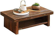 Tavolo da picnic all'aperto Tavolino Tavolino Tavolini Tatami Giapponese Tatami Tavolo da esterno Picnic Capacità di carico 230kg (Colore, Brown, Dimensioni, 60 * 35 * 20 cm), Brown, 80 * 39 * 28 cm B