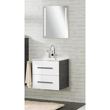Fackelmann Set di mobili da Bagno Como Mobiletto da Bagno/lavabo/Specchio
