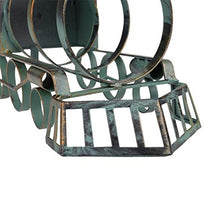 WGGTX Treno del Vino Bottle Holder Arte del Ferro Creativo del Vino del Metallo Rack Classic Craft Miniature Bottiglia Stand