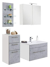 Set di mobili da bagno SANTINI 75 (4 pezzi) grigio cemento