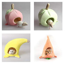 B Blesiya Gabbia di Riccio di Criceto Scoiattolo Nido Caldo E Morbido Casa Letto di Criceto di Mela Carino - Rosa