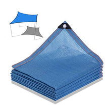 Rete ombreggiante HUAHUA Tenda a Vela Outdoor Rettangolare Tenda A Vela, Encrypted Protezione Solare E Anti-UV Cortile Serra Isolamento di Rete, Blu, 23 Formati (Size : 8x10m)