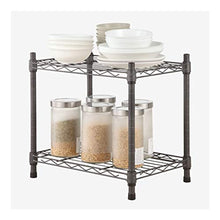 LYM &ripiano di stoccaggio Scaffale, Soggiorno Bagno Bagagli mensola della Cucina Multifunzione a 2 Strati di stoccaggio Rack 30 * 45 * 40cm Scaffale di Finitura