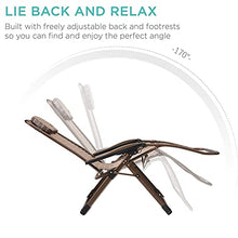JFFFFWI Sedia Pieghevole Zero Gravity Lettini Prendisole Letto Pieghevole Sedie reclinabili da Giardino Regolabili Sedia Relax da Ufficio Portatile con Supporto poggiatesta
