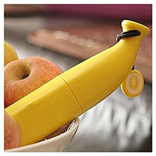 SODIAL(R) Ombrello di banane ombrello pieghevole ombrello giallo banana