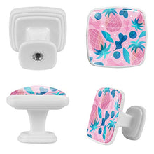 Frutto rosa 4 PCS Pomelli per Porta, Pomolo per Mobile, Pomelli per Mobili con Viti, Maniglia per Armadietto, Pomelli per Porta, Pomelli per Cassetti per Porta, Armadio, Cassetto e Credenza