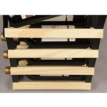 YWYW Portabottiglie per Vino in Legno massello a Grata Ornamenti per portabottiglie per Vino da Bar Ristorante Domestico (Dimensioni: 51 3 × 23 5 × 41 8 cm)
