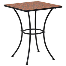 Oushome Set Bistrò 3 pz con Mosaico in Ceramica Terracotta
