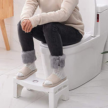 Sgabello per WC, antiscivolo, pieghevole, sgabello ausiliario, 40 x 25 x 17,5 cm