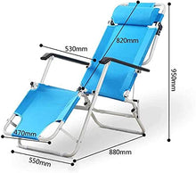 PAKUES-QO Sedia a Sdraio reclinabile Pieghevole reclinabile da Giardino Sedie a Sdraio da Spiaggia Zero Gravity Lettini da Sole Poltrona con poggiatesta Portatile