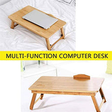 Tavolo da picnic all'aperto Laptop Vassoio regolabile Bamboo Computer Supporto per computer portatile Desk Desk Desk Scrivania Tavolo per laptop per letto Divano letto Vassoio Tavolo da picnic Studiab