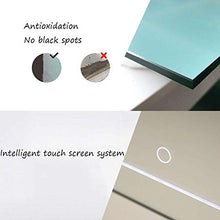 Specchio retroilluminato, Specchio da Bagno a LED con luci, Specchio da Trucco Illuminato da Parete, Luce Bianca + antiappannamento