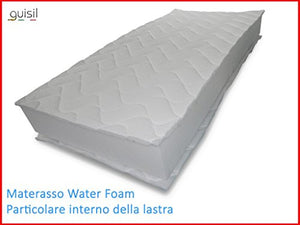 Guisil Materasso H14 Water Foam Poliuretano ESPANSO Ortopedico in Tessuto Anallergico 110X190 DIVANI Camper ROULOTTE