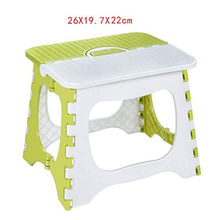 AWJ03 - Sgabello pieghevole per bagno, sgabello da bagno, colore: Verde