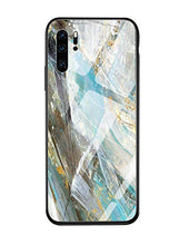 Suhctup Compatibile con Huawei Honor 10 lite Custodia Protettiva in Vetro Temperato 9H + Cornice Paraurti in TPU Silicone Morbido Assorbimento Degli Urti a 360 Gradi Protezione -Marmo 2