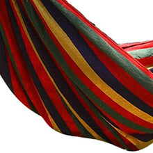 MEILUAIMU Ice Mesh Hammock Altalena Singola Antiaderente a Strisce Rosse 280 * 80 con Custodia in Corda Amaca da Esterno antiribaltamento