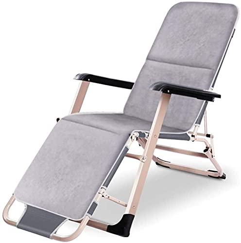 Zero Gravity Lettino prendisole, sdraio da giardino reclinabili Lettini e sdraio Mobili da esterno Letto pieghevole con cuscino per spiaggia Piscina Patio esterno Giardino Campeggio 100 kg max (Colore