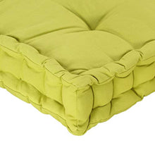 Festnight Cuscino per Pallet e Pavimento in Cotone Cuscino Sedile per Divano 120x80x10 cm per Arredamento da Giardino Colore Azzurro/Blu Chiaro/Verde/bordò/Grigio