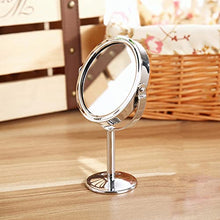 Frcolor Specchio doppio per trucco ruotabile Makeup mirror on stand